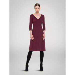 NWT Wolford Merino Rib Dress Port Royale Size Large $720